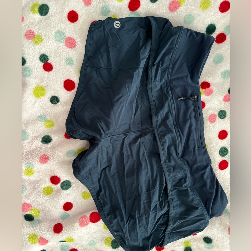 Navy blue Lululemon shorts size 6